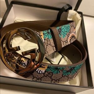 Gucci Bangal Print Belt